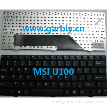 Notebook Laptop Keyboard for Msi U100 U100X U9 U90 U90X Us/Spain Keyboard